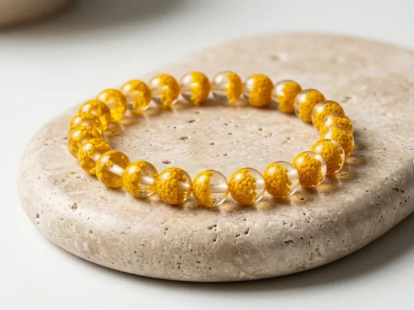 Treasure Bowl Realgar Bracelet – Prosperity Charm