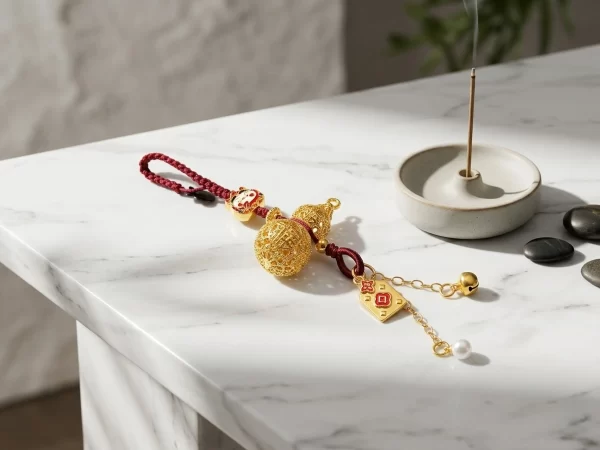 Prosperity Gourd Charm Accessories for Phones and Keys